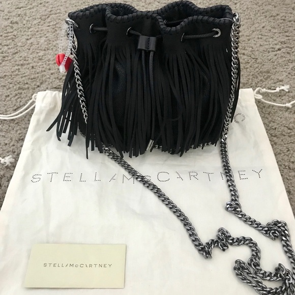 Stella McCartney Handbags - 🚫SOLD! Stella McCartney bucket fringe bag